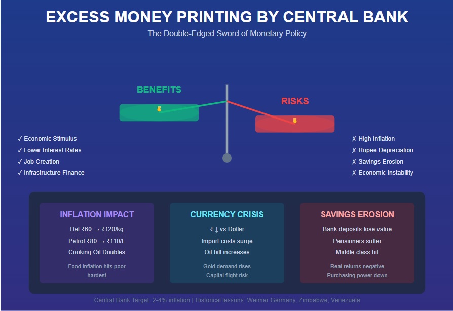 What will happen  RBI prints more money ?