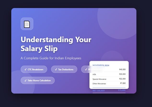 Understanding Your Salary Slip: A Complete decode for Indian Employees