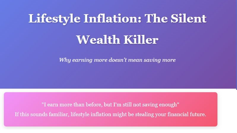 Avoiding Lifestyle Inflation: How to Grow Wealth Without Feeling Poor