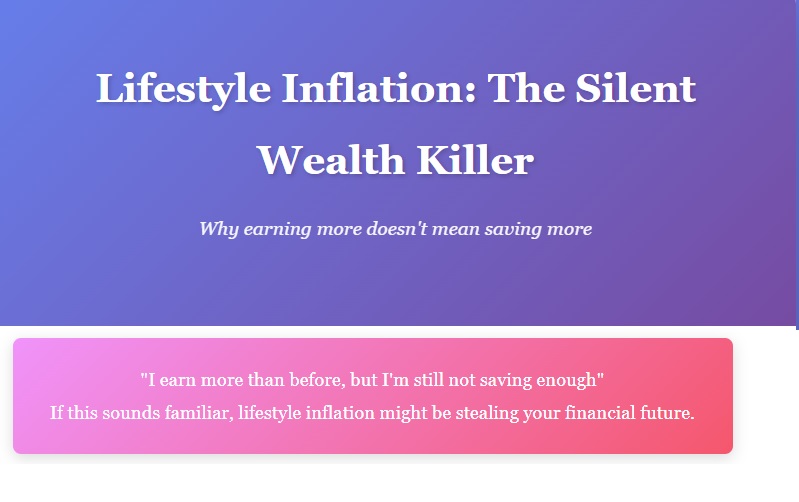 Avoiding Lifestyle Inflation: How to Grow Wealth Without Feeling Poor