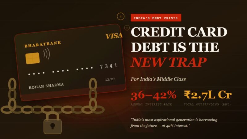 Credit Card Debt: The New Middle-Class Trap in India