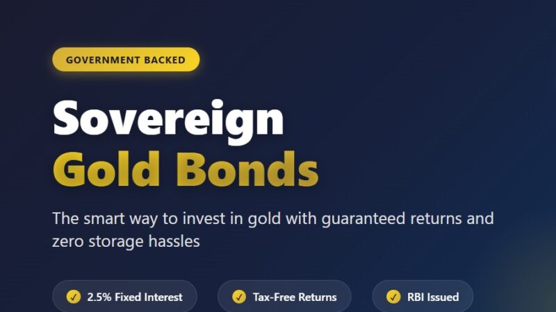 Sovereign Gold Bonds(SGB): A Smart Way to Invest in Gold