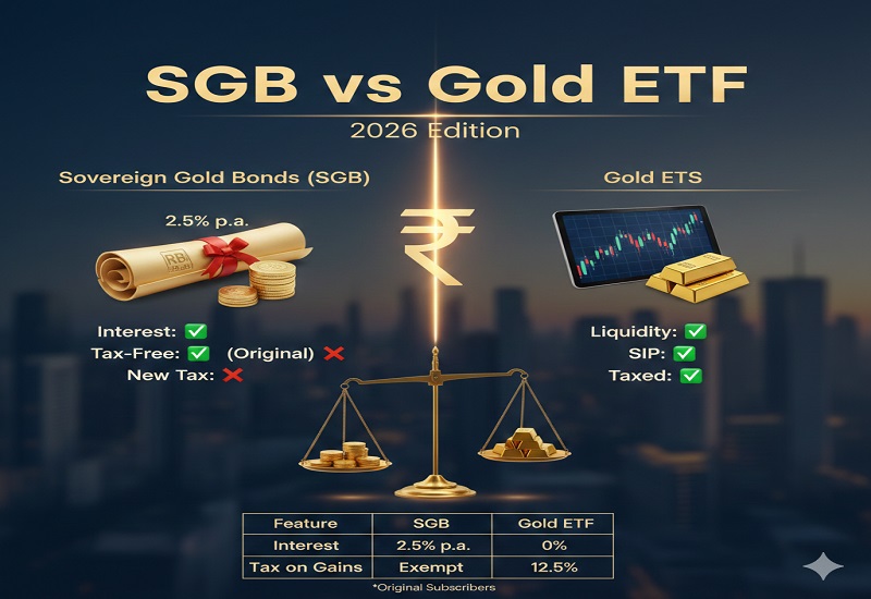 SGB vs. Gold ETF: Which is the Best Way to Buy Gold in India (2026 Edition)?