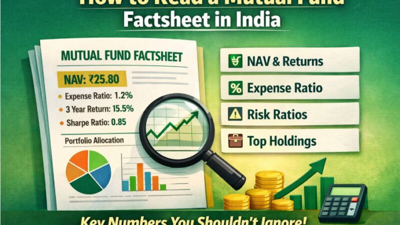 How to Read a Mutual Fund Factsheet : Key Numbers That Actually Matter
