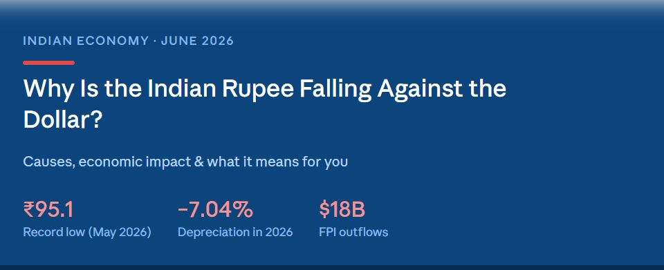 Why is the Indian Rupee Falling? Causes & Economic Impact (2026)