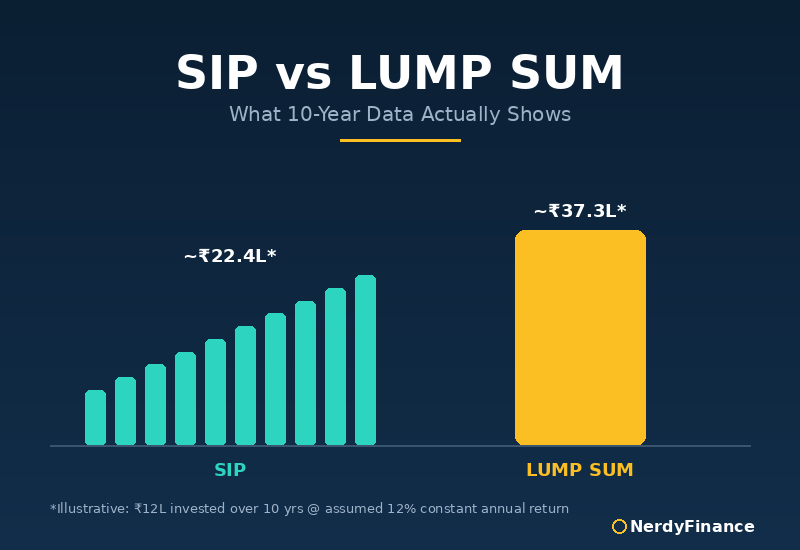 SIP vs Lump Sum Investing: What 10-Year Data Actually Shows